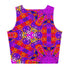 Psychedelic Crop Top in Berry